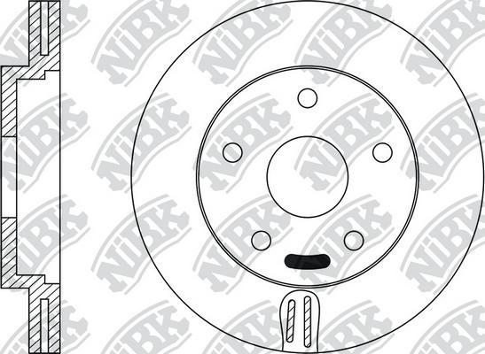 NiBK RN1419 - Kočioni disk www.molydon.hr