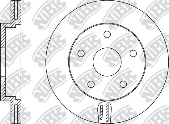 NiBK RN1417 - Kočioni disk www.molydon.hr