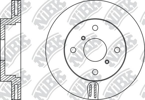 NiBK RN1484 - Kočioni disk www.molydon.hr