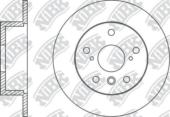 NiBK RN1486 - Kočioni disk www.molydon.hr