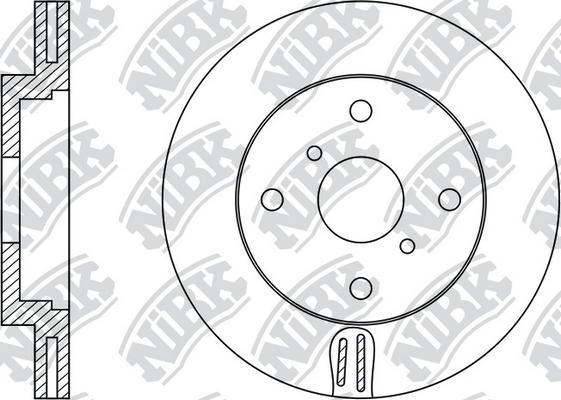 NiBK RN1482 - Kočioni disk www.molydon.hr