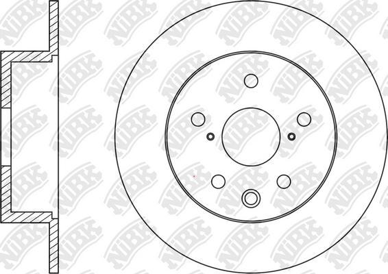 NiBK RN1438 - Kočioni disk www.molydon.hr