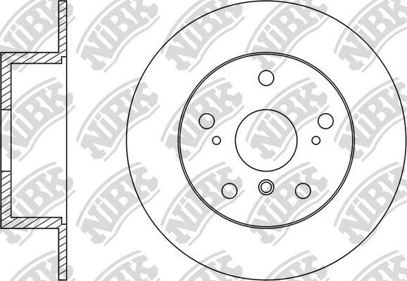 NiBK RN1432 - Kočioni disk www.molydon.hr