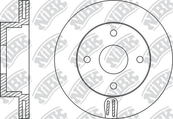 NiBK RN1424 - Kočioni disk www.molydon.hr