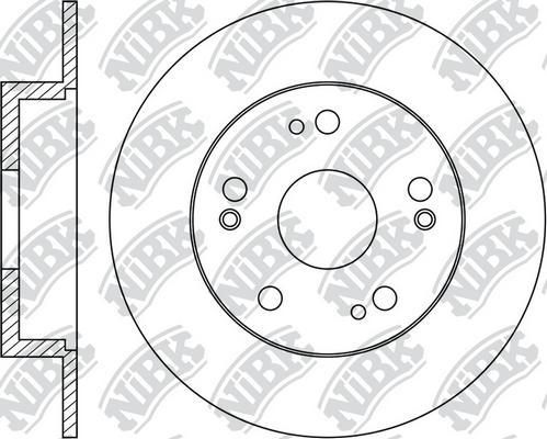 NiBK RN1425 - Kočioni disk www.molydon.hr