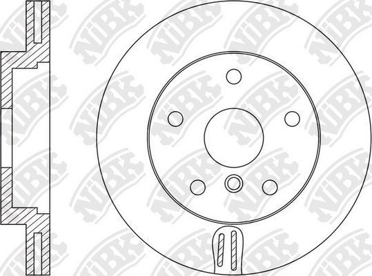 NiBK RN1590 - Kočioni disk www.molydon.hr