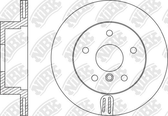 NiBK RN1593 - Kočioni disk www.molydon.hr