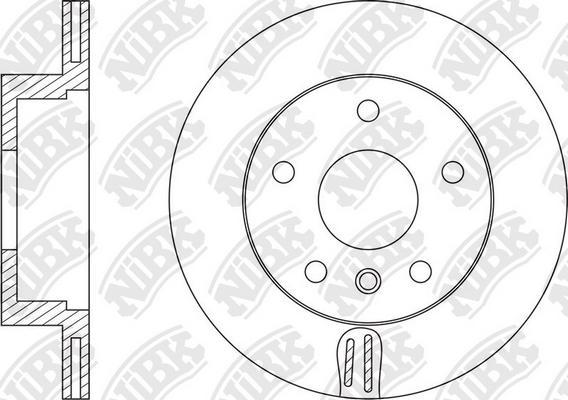 NiBK RN1543 - Kočioni disk www.molydon.hr