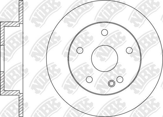 NiBK RN1559 - Kočioni disk www.molydon.hr