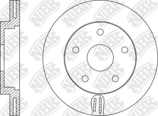 NiBK RN1568 - Kočioni disk www.molydon.hr