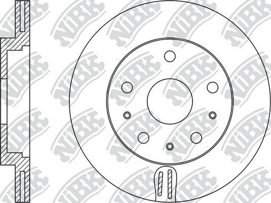 NiBK RN1514 - Kočioni disk www.molydon.hr