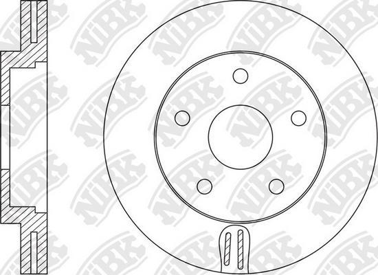 NiBK RN1585 - Kočioni disk www.molydon.hr