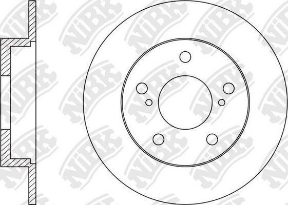 NiBK RN1583 - Kočioni disk www.molydon.hr