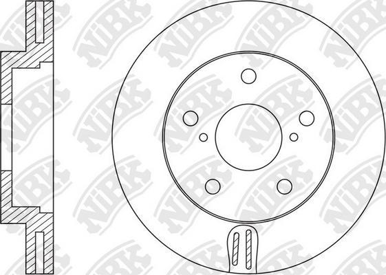 NiBK RN1587 - Kočioni disk www.molydon.hr