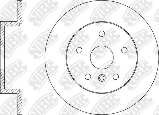 NiBK RN1539 - Kočioni disk www.molydon.hr