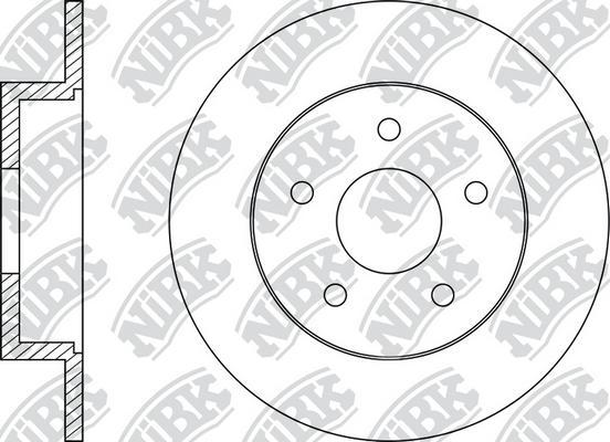 NiBK RN1521 - Kočioni disk www.molydon.hr