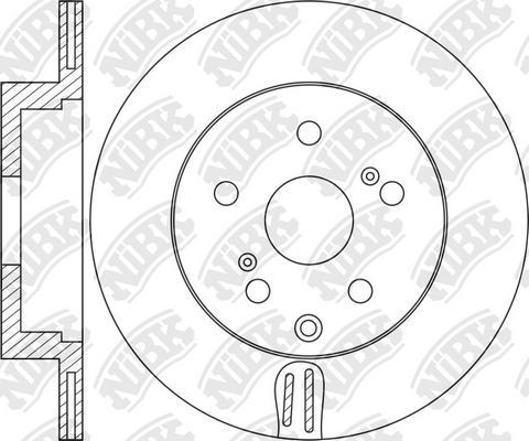 NiBK RN1522 - Kočioni disk www.molydon.hr