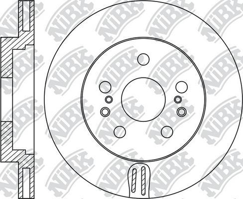 NiBK RN1691 - Kočioni disk www.molydon.hr