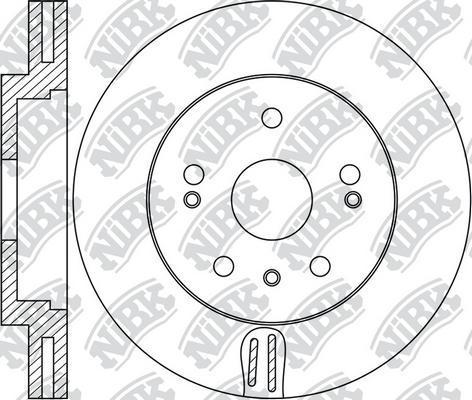 NiBK RN1698 - Kočioni disk www.molydon.hr