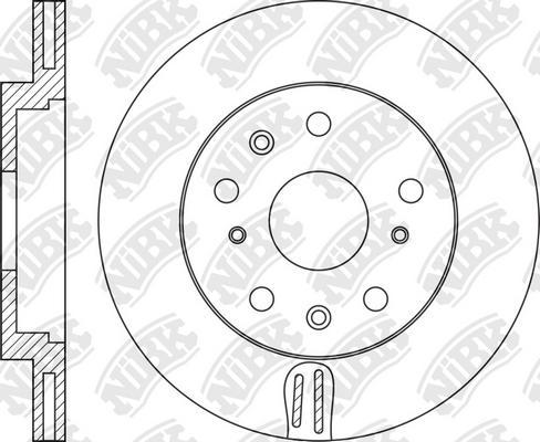 NiBK RN1649 - Kočioni disk www.molydon.hr