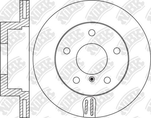 NiBK RN1645 - Kočioni disk www.molydon.hr