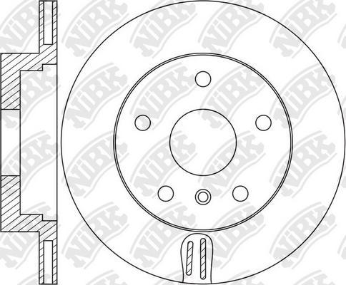 NiBK RN1640 - Kočioni disk www.molydon.hr