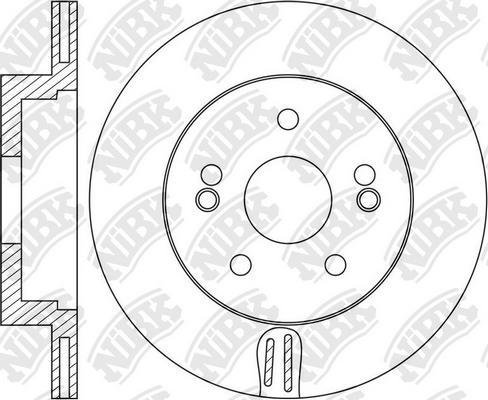 Nipparts N3310320 - Kočioni disk www.molydon.hr