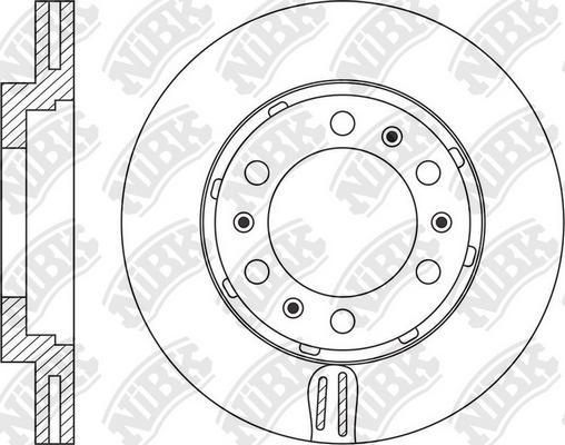 NiBK RN1651 - Kočioni disk www.molydon.hr