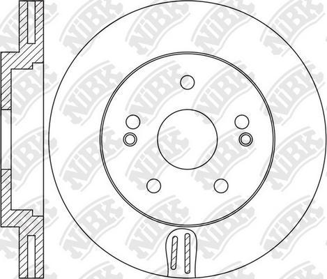 NiBK RN1652 - Kočioni disk www.molydon.hr