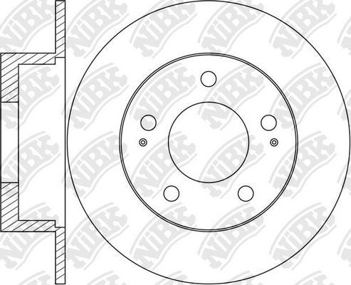 NiBK RN1657 - Kočioni disk www.molydon.hr