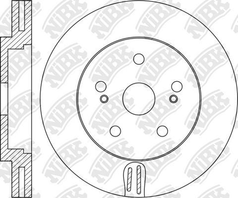 NiBK RN1669 - Kočioni disk www.molydon.hr