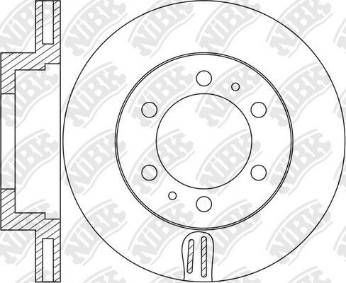 NiBK RN1664 - Kočioni disk www.molydon.hr