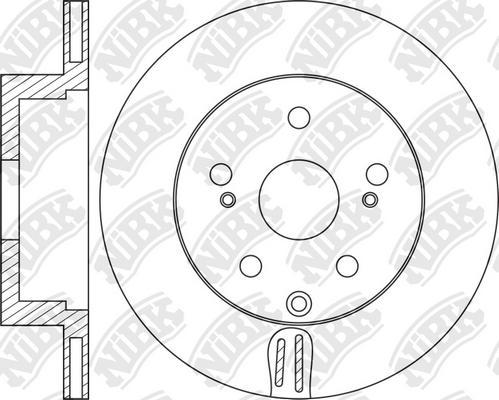 NiBK RN1660 - Kočioni disk www.molydon.hr