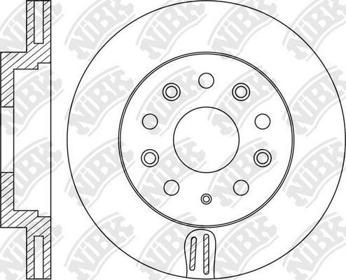 NiBK RN1661 - Kočioni disk www.molydon.hr