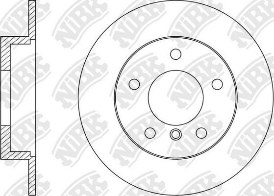 NiBK RN1602 - Kočioni disk www.molydon.hr