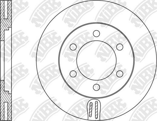 NiBK RN1613 - Kočioni disk www.molydon.hr