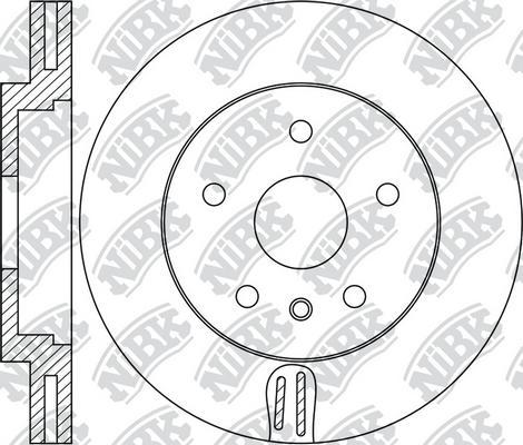 NiBK RN1686 - Kočioni disk www.molydon.hr