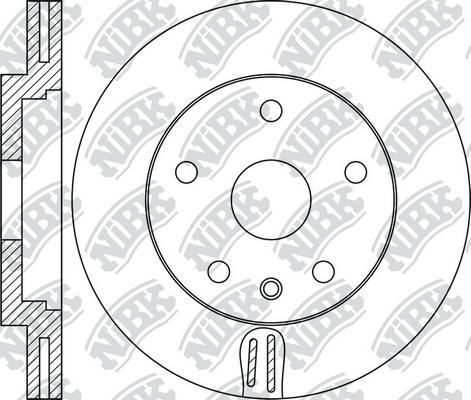 NiBK RN1680 - Kočioni disk www.molydon.hr