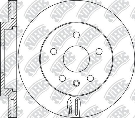 NiBK RN1681 - Kočioni disk www.molydon.hr