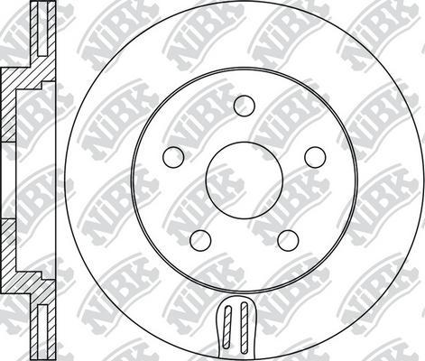 NiBK RN1687 - Kočioni disk www.molydon.hr