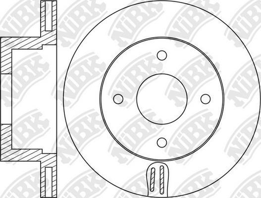 NiBK RN1630 - Kočioni disk www.molydon.hr