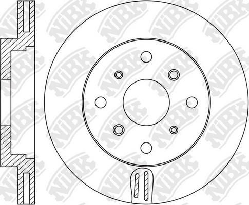 NiBK RN1621 - Kočioni disk www.molydon.hr