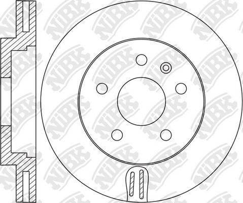 NiBK RN1622 - Kočioni disk www.molydon.hr