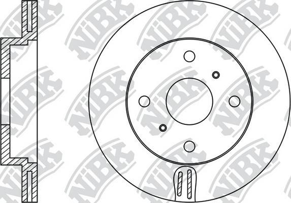 NiBK RN1097 - Kočioni disk www.molydon.hr