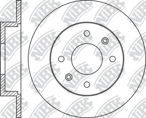 NiBK RN1040 - Kočioni disk www.molydon.hr