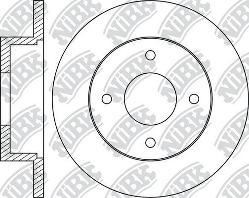 NiBK RN1041 - Kočioni disk www.molydon.hr