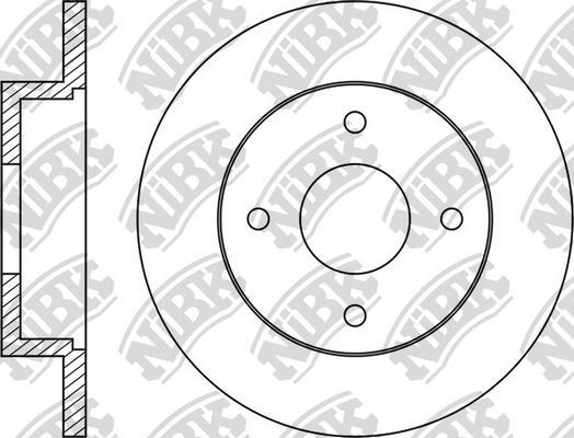 NiBK RN1043 - Kočioni disk www.molydon.hr