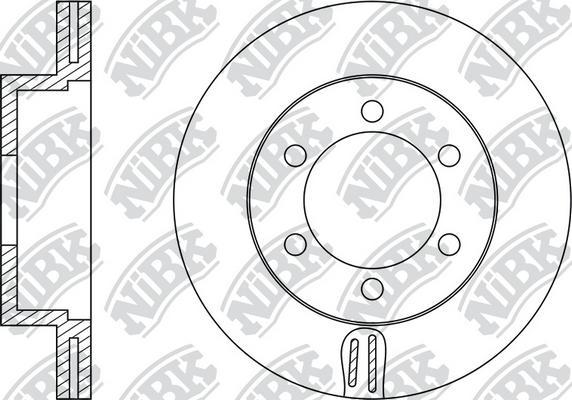 NiBK RN1056 - Kočioni disk www.molydon.hr