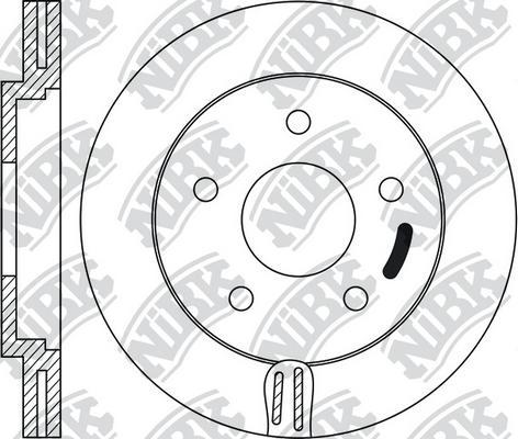 NiBK RN1057 - Kočioni disk www.molydon.hr