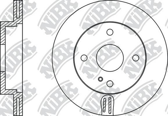 NiBK RN1064 - Kočioni disk www.molydon.hr